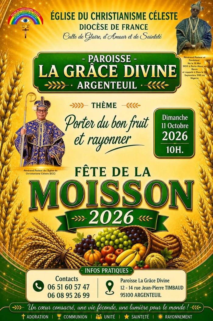 Affiche officielle de la Fête de la Moisson 2026